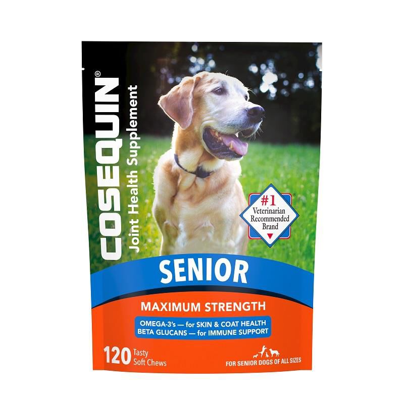 Cosequin Senior Maximum Strength Joint Health Supplement for Dogs 120 Soft Chews